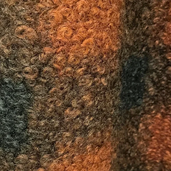 Ava & Viv Rust and Black Checkered Jacket - Picture 4 of 8